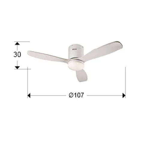 Ventilator Schuller ·Siroco Mini· White Fan 329361 Spania