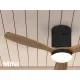 Ventilator Schuller ·Siroco Mini· Black/Walnut Fan 329385 Spania