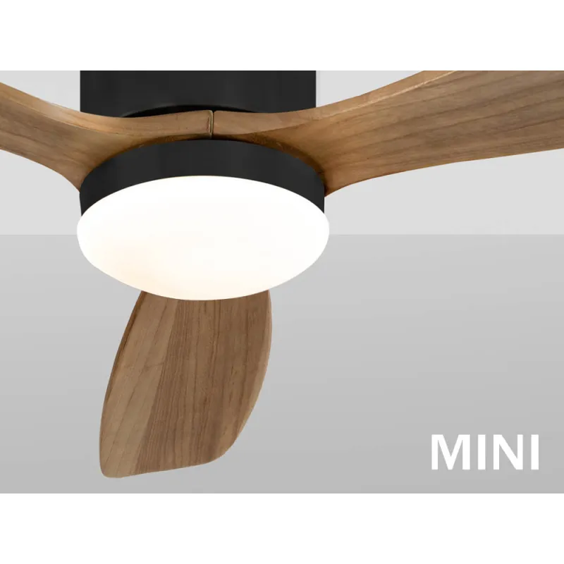 Ventilator Schuller ·Siroco Mini· Black/Walnut Fan 329385 Spania