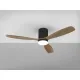 Ventilator Schuller ·Siroco· Fan, Black/Walnut 329514 Spania