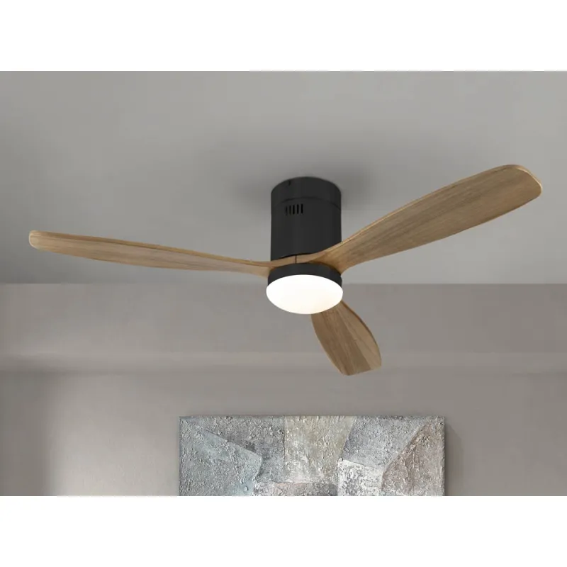 Ventilator Schuller ·Siroco· Fan, Black/Walnut 329514 Spania
