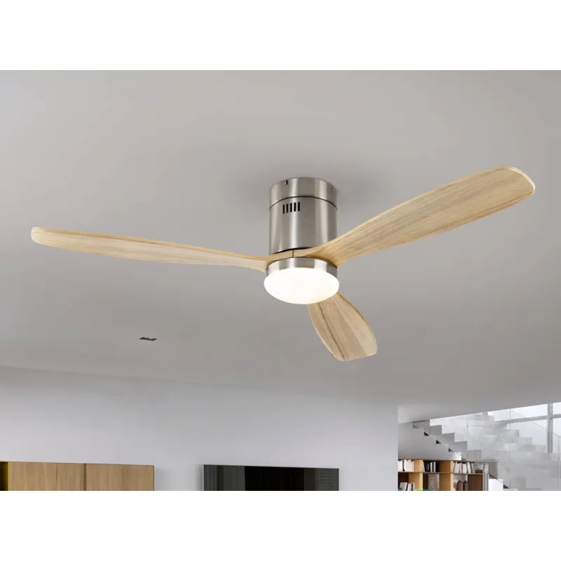 Ventilator Schuller ·Siroco· Fan, Nickel/Wood 329521 Spania