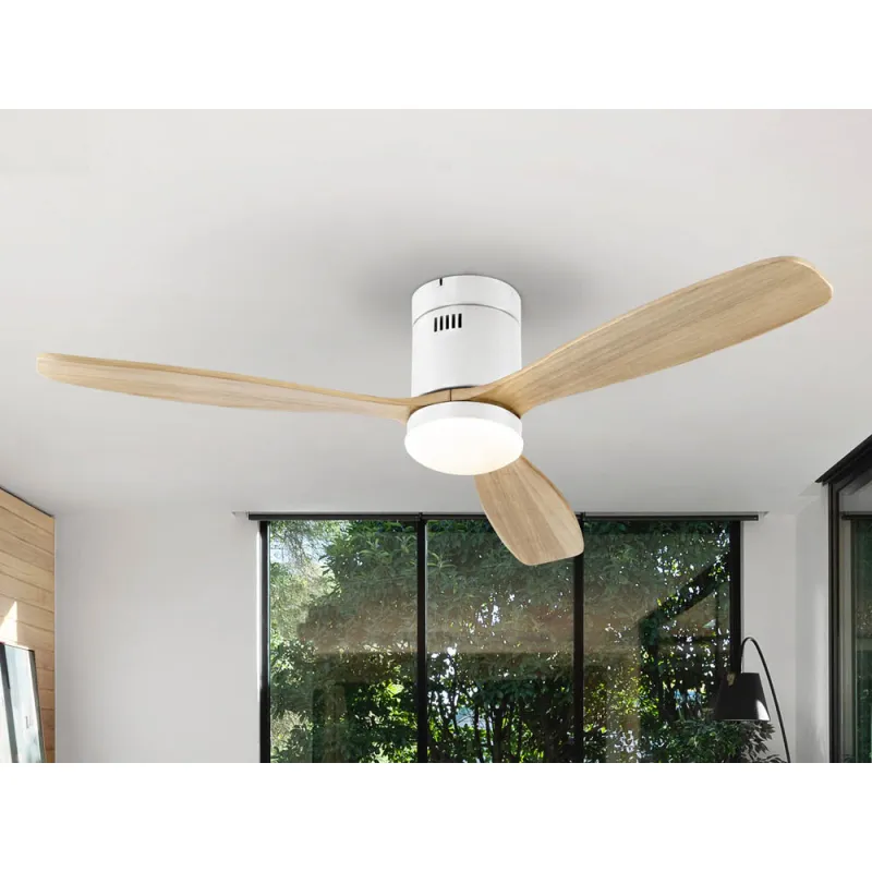Ventilator Schuller ·Siroco· Fan, White/Wood 329576 Spania