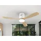 Ventilator Schuller ·Siroco· Fan, White/Wood 329576 Spania