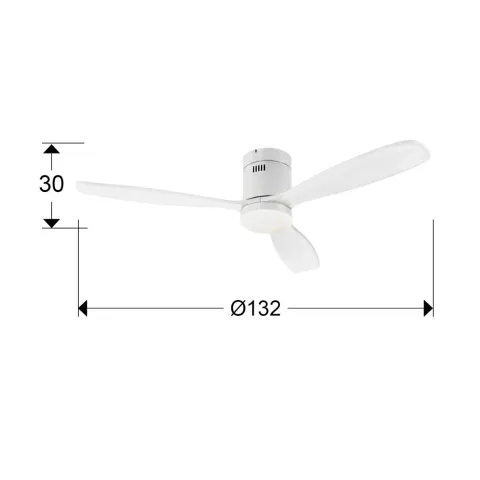 Ventilator Schuller ·Siroco· Fan, White 329583 Spania