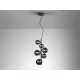 Suspensie Schuller ·Astros· Lamp 6L., Black 329743 G9 Spania