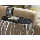 Masuta de Cafea Schuller Ciros- Pedestal Table Bright Steel 336710 Spania
