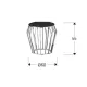 Masuta de Cafea Schuller Ciros- Pedestal Table Bright Steel 336710 Spania