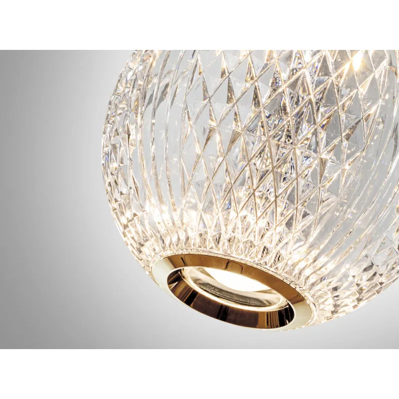 Pendul Schuller ·Austral· Led Lamp 1L., Ø12, Golden 354004 Led Spania
