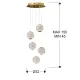 Suspensie Schuller ·Austral· Led Lamp 5L., Ø32, Golden 354196 Led Spania