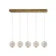 Suspensie Schuller ·Austral· Led Lamp 5L., Golden 354264 Led Spania