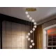 Suspensie Schuller Lamp. 14L Led·Austral·Gold Ø50 354318 Led Spania