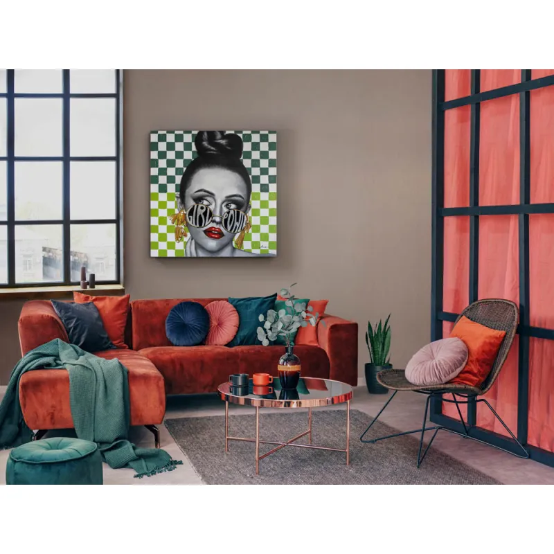 Tablou Decorativ Schuller ·Girl Power· Acrylic, 100X100 357462 Spania