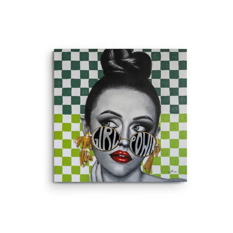 Tablou Decorativ Schuller ·Girl Power· Acrylic, 100X100 357462 Spania