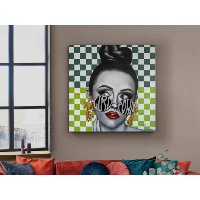 Tablou Decorativ Schuller ·Girl Power· Acrylic, 100X100 357462 Spania