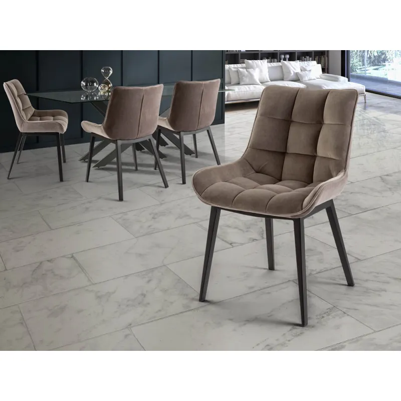 Scaun Schuller ·Devany· Armchair, Black/Stone 359849 Spania