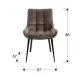 Scaun Schuller ·Devany· Armchair, Black/Stone 359849 Spania