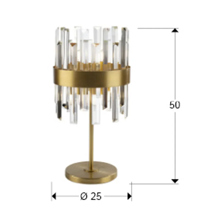 Veioza Schuller ·Grace· Table Lamp 6L., Golden 365437 G9 Spania