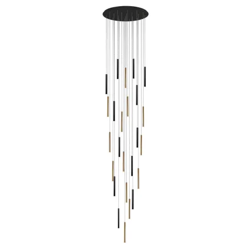 Candelabru Schuller ·Varas· Large Size Lamp Gold/Black, 25L. 373968G Led Spania