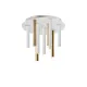 Plafoniera Schuller ·Varas· Ceiling Lamp Gold/White 9L 374064 Led Spania