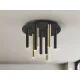 Plafoniera Schuller ·Varas· Ceiling Lamp Gold/Black 9L 374088 Led Spania