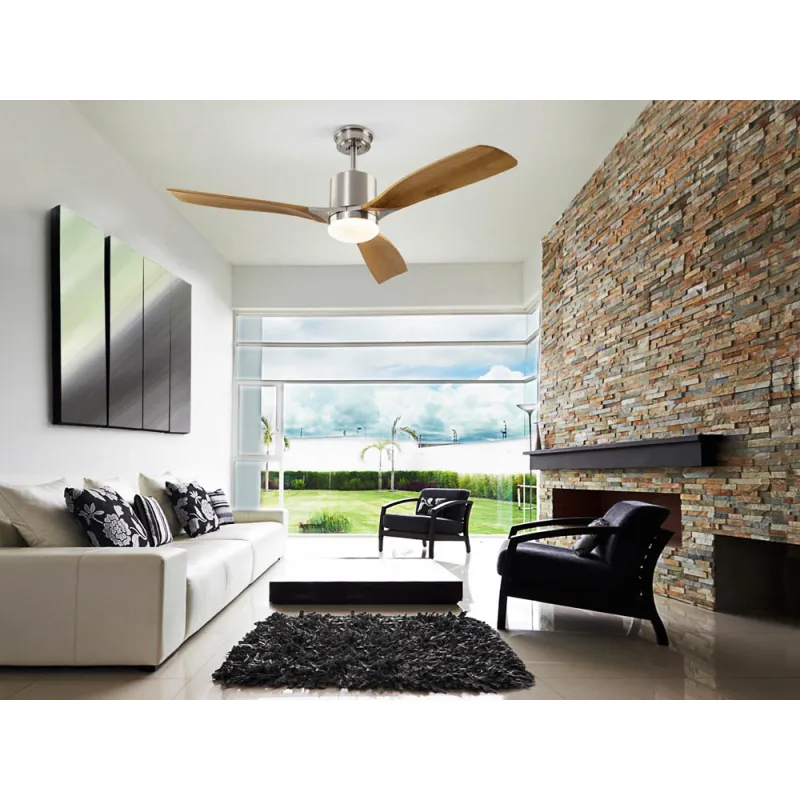 Ventilator Schuller ·Anemos· Fan, Nickel/Cherry 427166 Spania