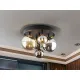 Plafoniera Schuller ·Dark· Ceiling Lamp 5L., Black-Brass 439244 G9 Spania