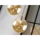 Pendul Schuller ·Dark· Lamp 1L 20D, Black-Brass 439381 G9 Spania