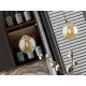 Pendul Schuller ·Dark· Lamp 1L., 12D, Black-Brass 439428 G9 Spania