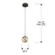 Pendul Schuller ·Dark· Lamp 1L., 12D, Black-Brass 439428 G9 Spania