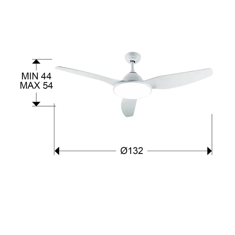 Ventilator Schuller ·Orisho· Fan, White 458290 Spania