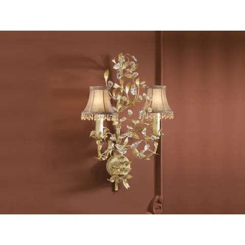 Aplica VERDI Schuller E14, Foita De Aur|Fildes 480531 Spania