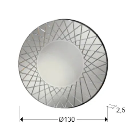 Oglinda de Camera Schuller ·Lennon· Mirror Ø130 487597 Spania