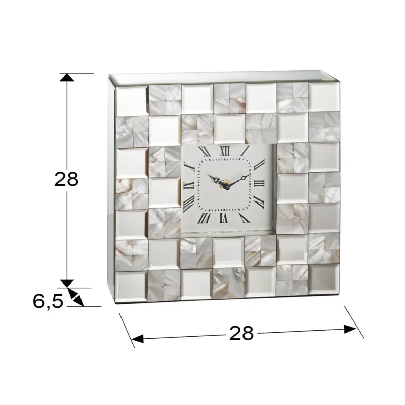 Ceas Schuller ·Nacar· Table Clock, 28X28 495663 Spania