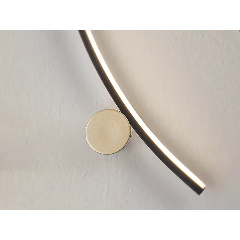 Pendul Schuller Smile - Wall Lamp 1L Black-Gold 522744 Led Spania