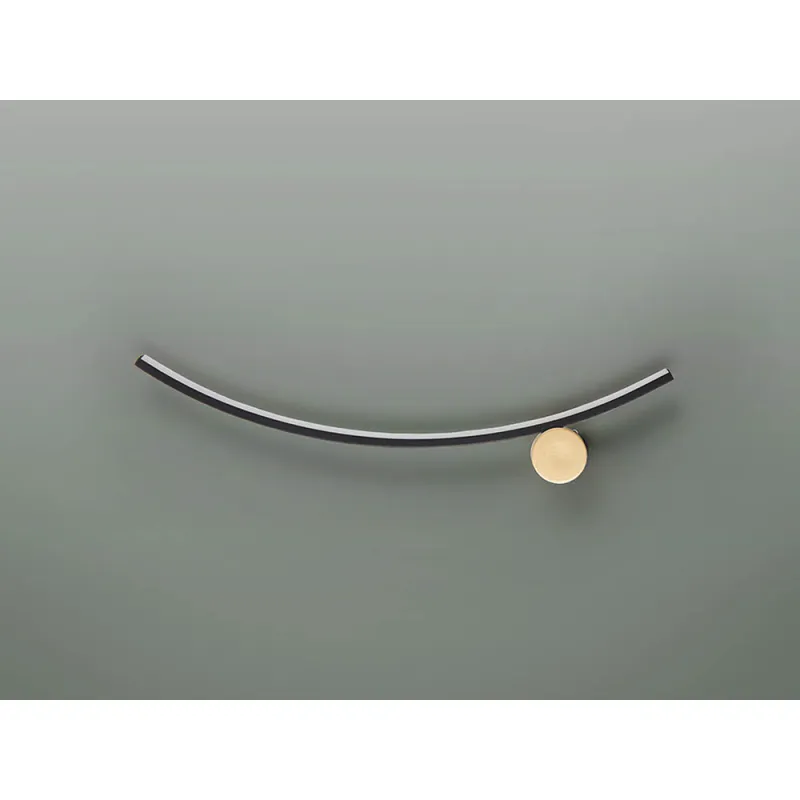 Pendul Schuller Smile - Wall Lamp 1L Black-Gold 522744 Led Spania