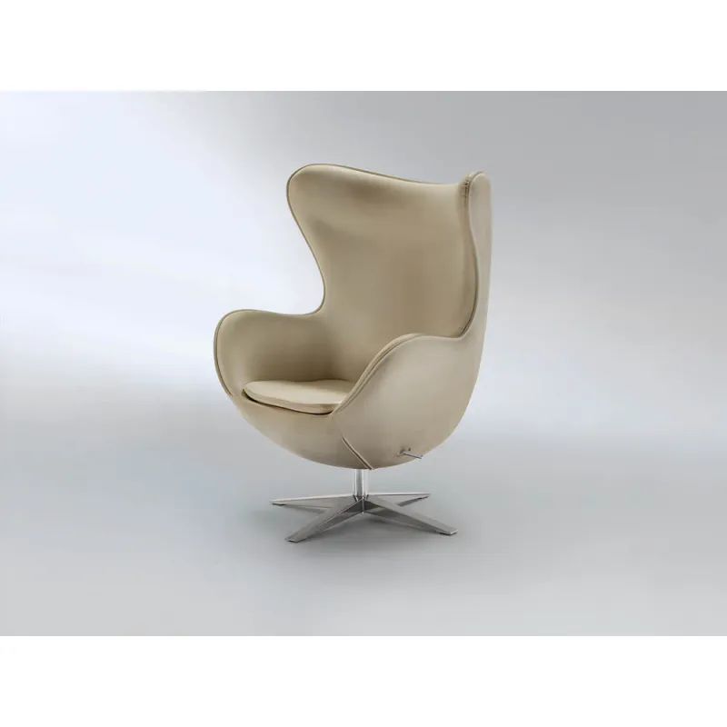 Fotoliu Schuller Egg- Armchair Beige Suede 594745 Spania