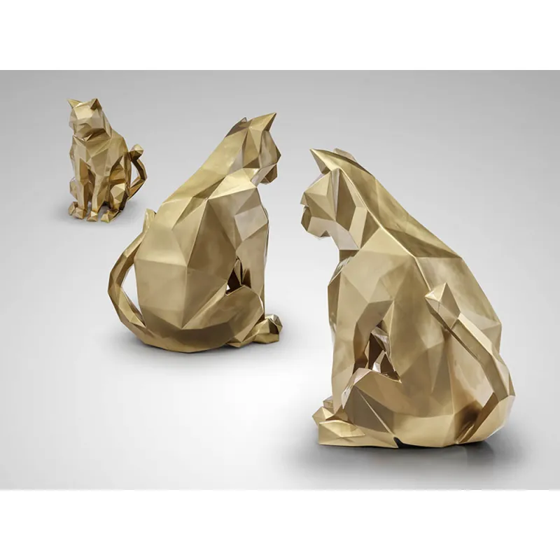 Figurina Decorativa Schuller -Future Cat- Cat Figure, Gold 598743 Spania