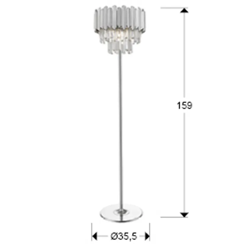Lampadar Schuller Tiara- Floor Lamp 3L Chrome 605014 G9 Spania