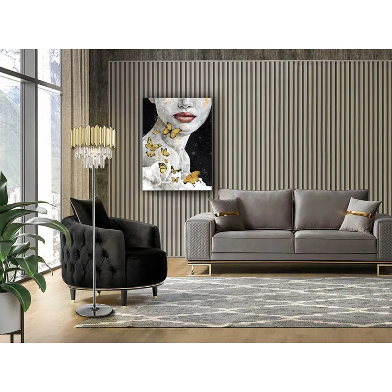 Lampadar Schuller Tiara- Floor Lamp 3L Chrome-Gold 605021 G9 Spania