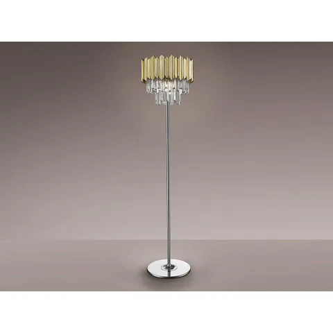 Lampadar Schuller Tiara- Floor Lamp 3L Chrome-Gold 605021 G9 Spania