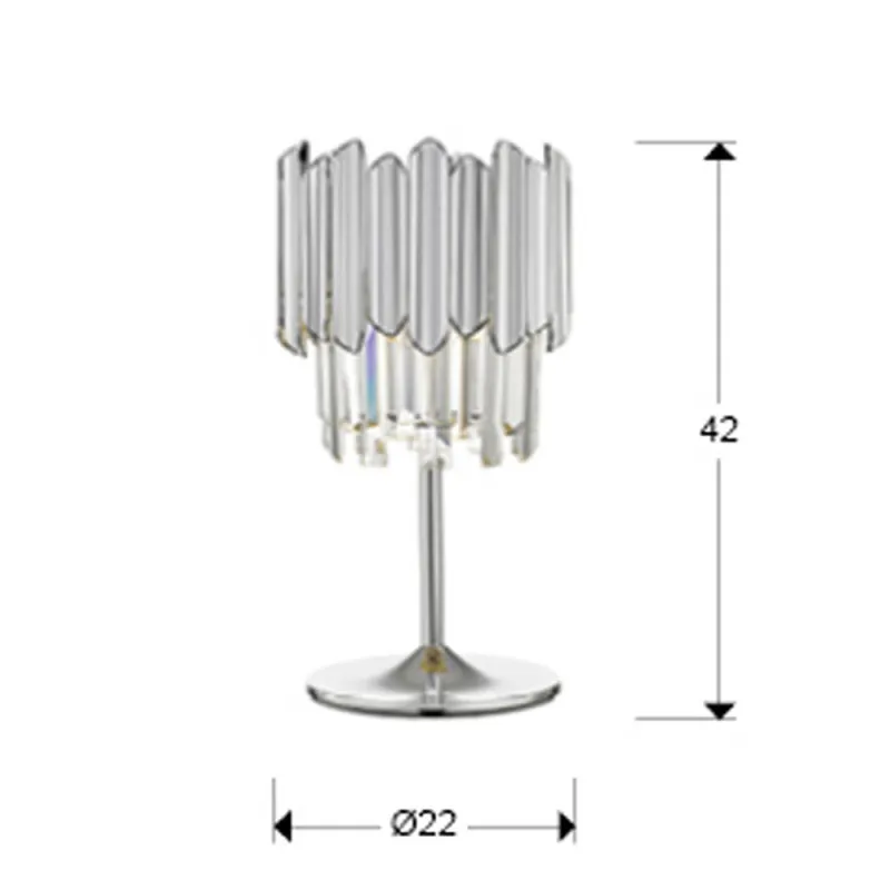 Veioza Schuller Tiara- Table Lamp 1L Chrome 605274 G9 Spania