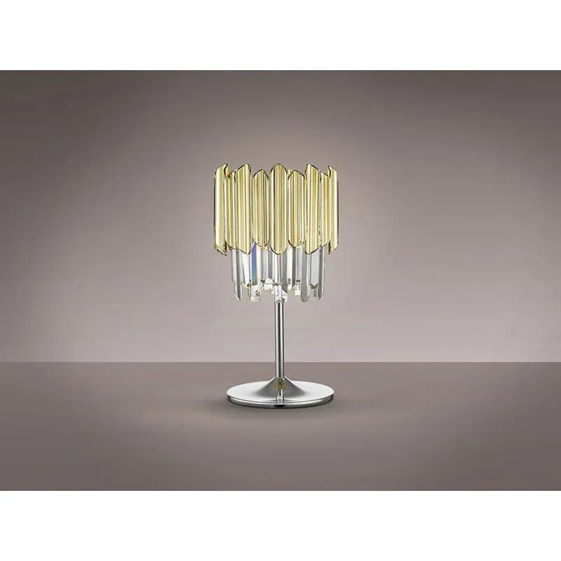 Veioza Schuller Tiara- Table Lamp 1L Chrome-Gold 605281 G9 Spania