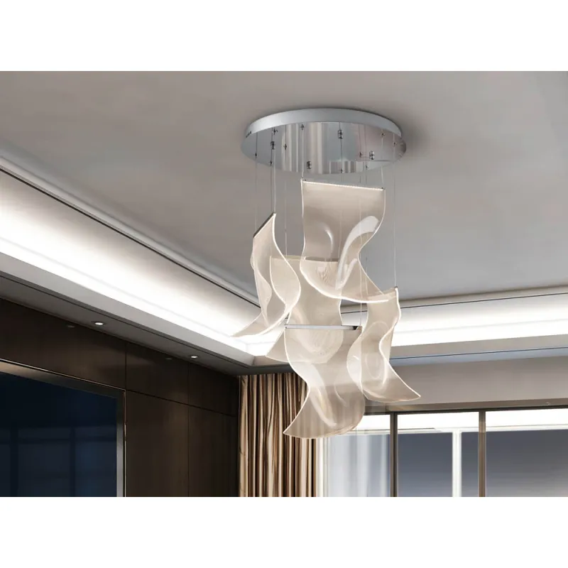 Suspensie Schuller ·Velos Ii· Lamp, 5L, Chrome 609531 Led Spania