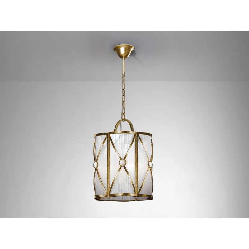 Suspensie Schuller ·Esparta· Lamp 3L., Gold 615372 E14 Spania