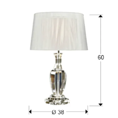 Veioza Schuller ·Corinto Ii· Table Lamp White Shade 662437 E27 Spania
