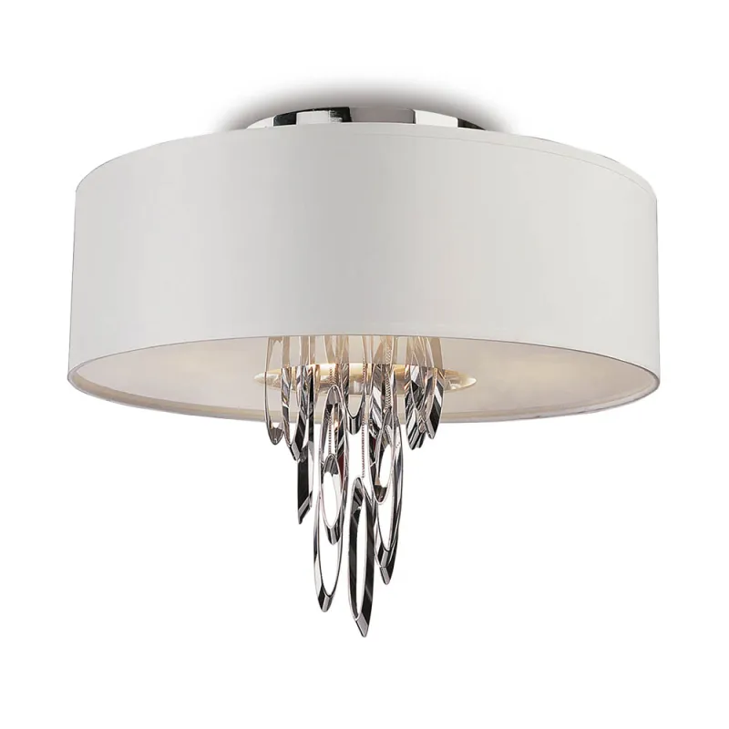 Lustra Plafon Schuller ·Domo· Ceiling Lamp 4L., Chrome 69441581 E14 Spania