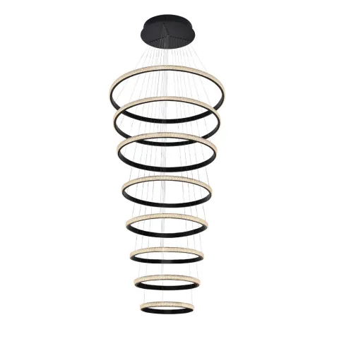 Candelabru Schuller ·Ring· Lamp, 8 Rings, Black, Dimm. 4000K 717694B Led Spania