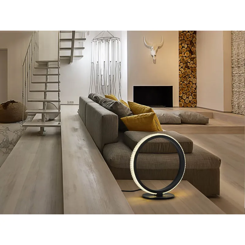 Veioza Schuller ·Ring· Table Lamp, Black 717724 Led Spania
