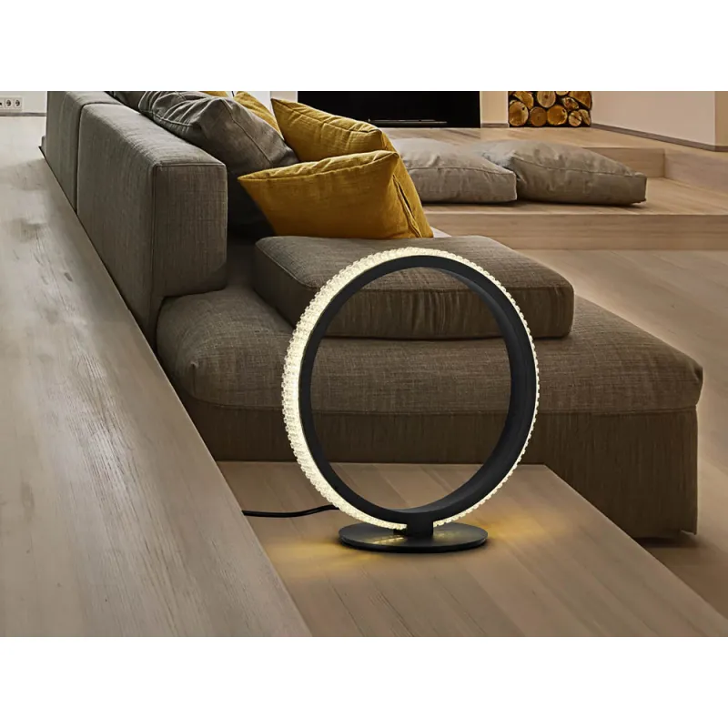 Veioza Schuller ·Ring· Table Lamp, Black 717724 Led Spania